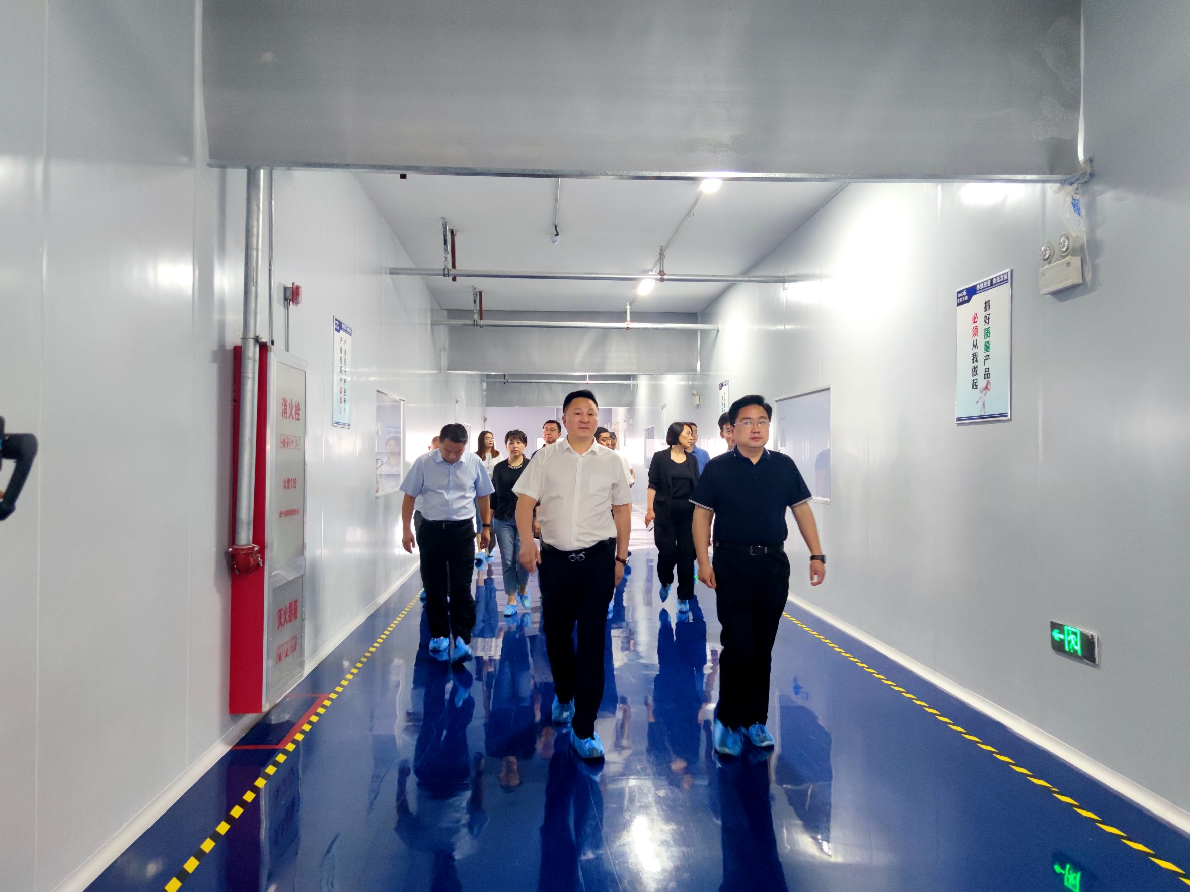 高新区管委会莅临yd2333云顶电子游戏调研指导